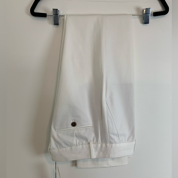 J. Crew Off White Classic Stretch Cotton Pants Women’s Size 4P NWT - Picture 6 of 9